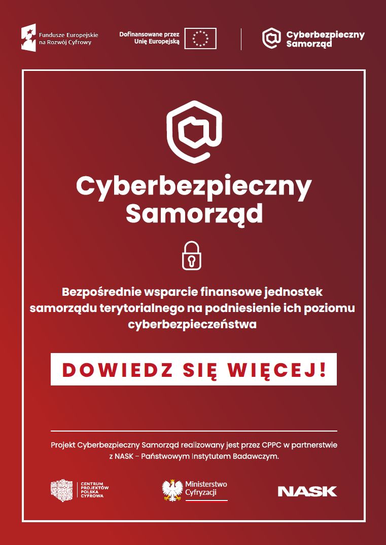 Baner: Cyberbezpieczny samorząd